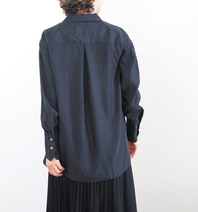 MIDIUMISOLID ミディウミソリッド リラックスシャツ レギュラーカラー レディース