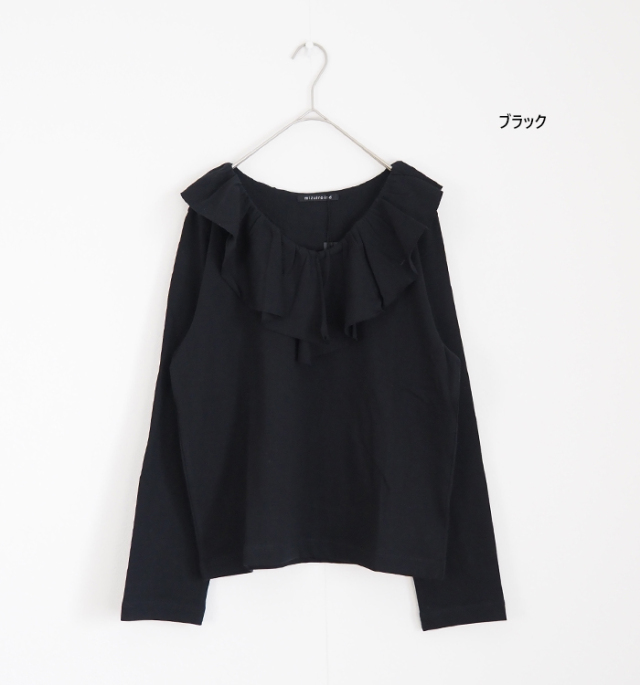 mizuiro ind ミズイロインド プルオーバー フリルカラー ロングスリーブ