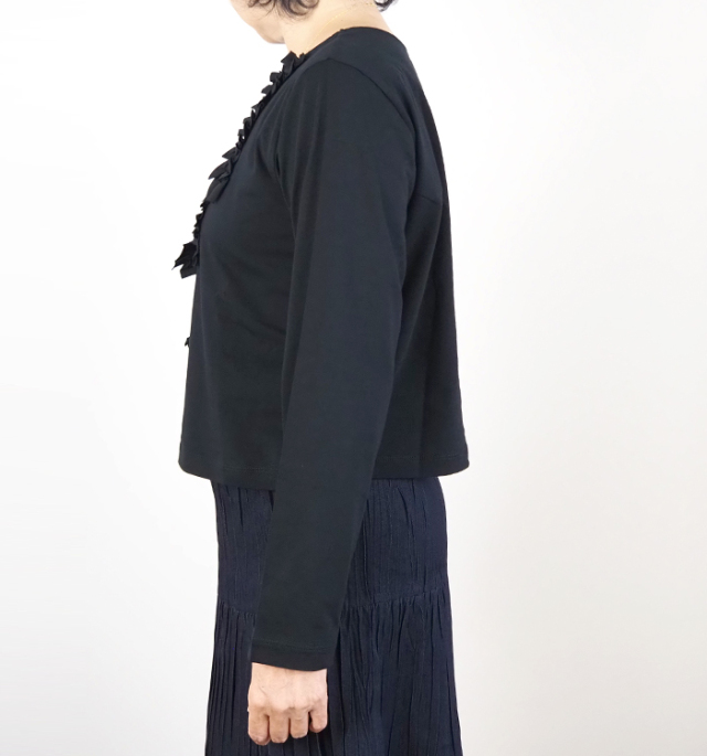mizuiro ind ミズイロインド フリルプルオーバーTシャツ カットソー