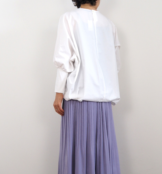 mizuiro ind ミズイロインド クルーネックコクーンプルオーバー