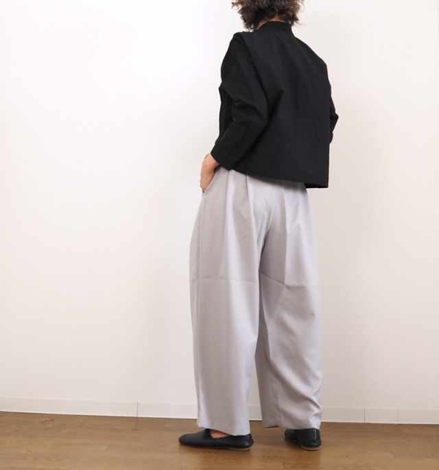 mizuiro ind ミズイロインド ハイウエストタックパンツ