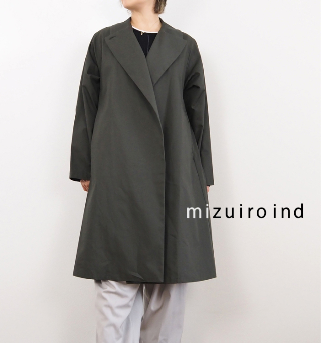 mizuiro ind ミズイロインド トレンチライクコート