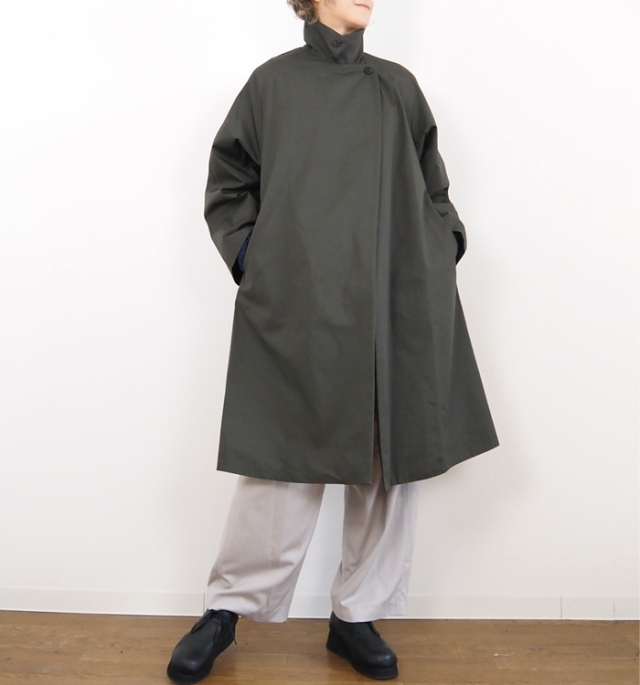 mizuiro ind ミズイロインド トレンチライクコート レディース 3