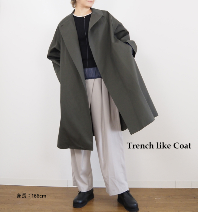 mizuiro ind ミズイロインド トレンチライクコート