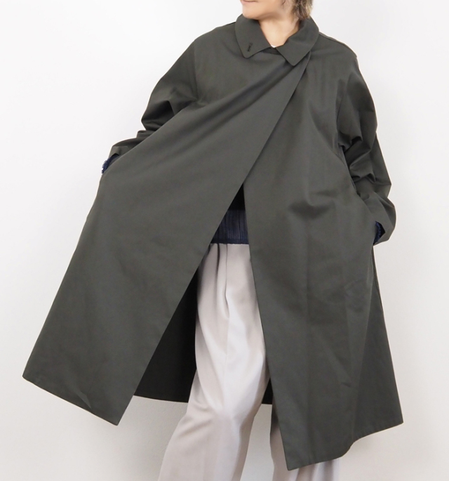 mizuiro ind ミズイロインド トレンチライクコート レディース 3