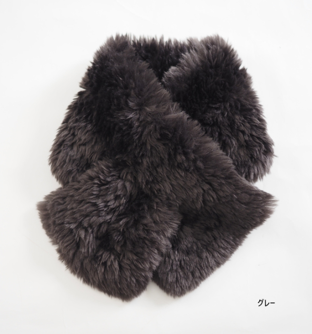 ATELIER BRUGGE アトリエブルージュ 差し込みファーティペット レディース