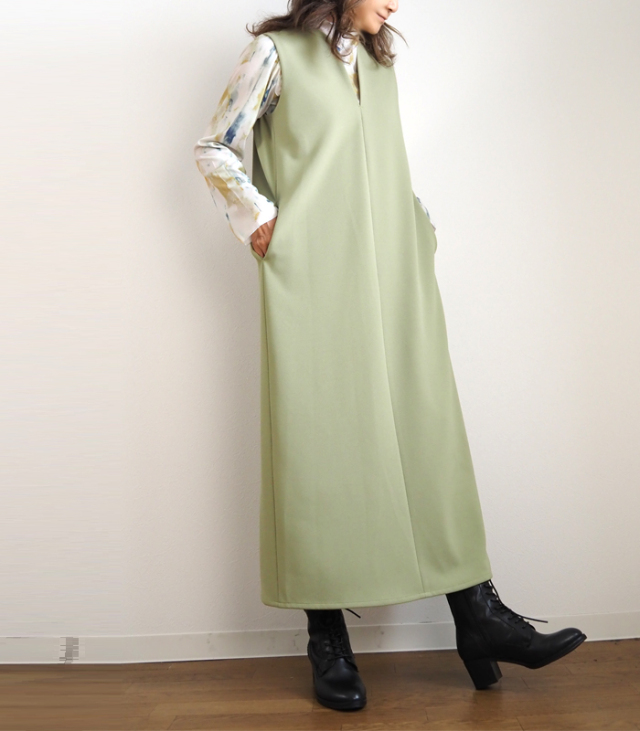 MIDIUMISOLID　ミディウミソリッド ワイドフィットブルゾン グリーン MIDIUMISOLID ミディウミソリッド ｜ MARcourt ONLINE STORE