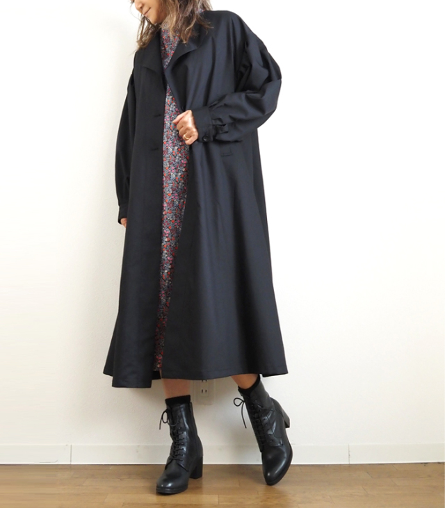 MIDIUMISOLID ミディウミソリッド 3way ロングコート レディース