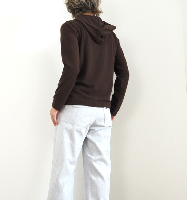 mizuiro ind ミズイロインド スリーレイヤードフード付きプルオーバー