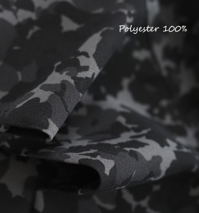 mizuiro ind ミズイロインド フラワープリント ワイドプルオーバー ブラック系