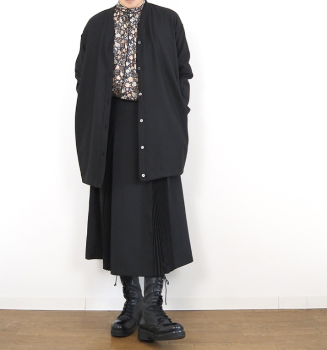 mizuiro ind ミズイロインド プリーツスカート レディース