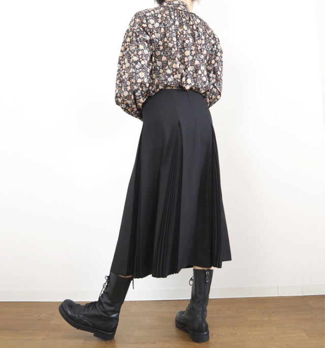 mizuiro ind ミズイロインド プリーツスカート レディース