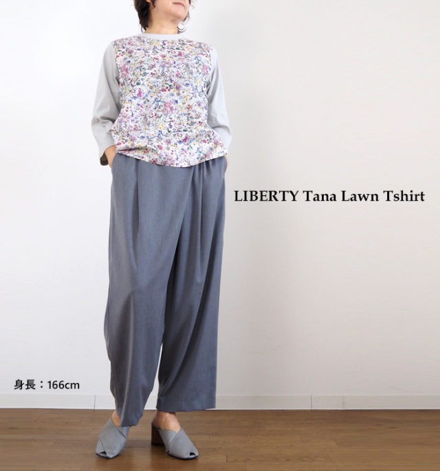sosotto ソソット LIBERTYタナローン 7分袖カットソー レディース 