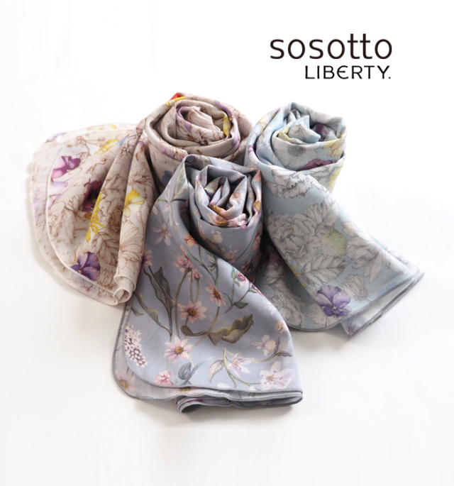 sosotto ソソット LIBERTYPRINTメリルボーンローンストール