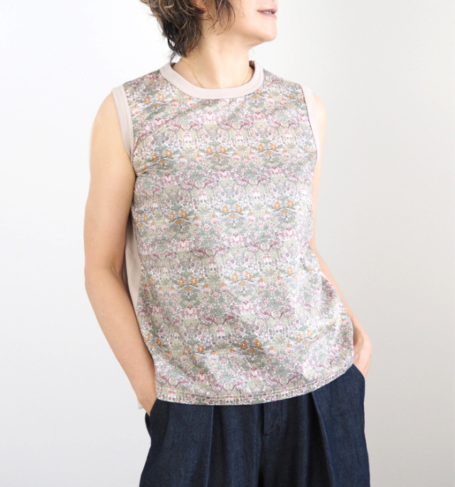 sosotto ソソット LIBERTYドッキング ノースリーブプルオーバー レディース