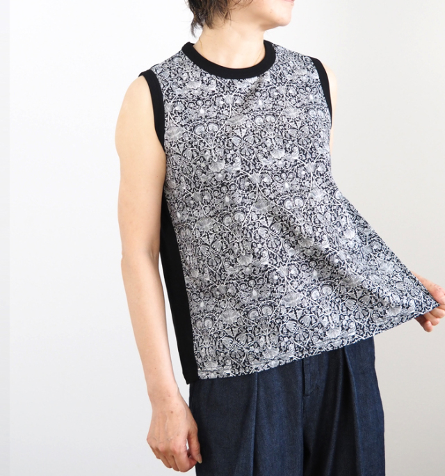 sosotto ソソット リバティドッキングノースリーブTシャツ