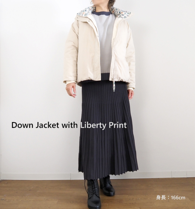sosotto ソソット ダウンジャケット LIBERTY部分使い レディース