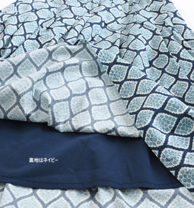sosotto ソソット カスミソウプリント タックロングスカート オリジナルPT