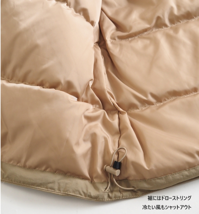 sosotto ソソット LIBERTY使い ダウンハーフコート スタンドカラー レディース