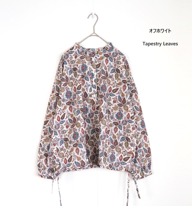 sosotto ソソット LIBERTYタナローン プルオーバーブラウス フリル襟