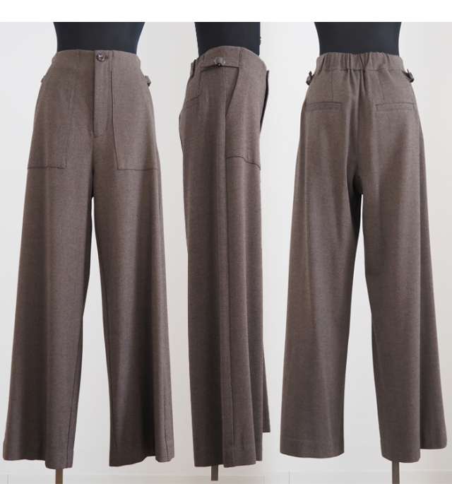 CYNICAL シニカル ベーカーパンツ ソフトフランネル レディース