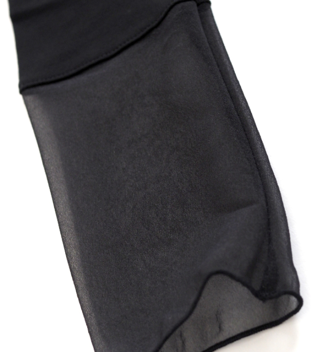 CYNICAL シニカル ラウンドネックプルオーバー チュールレイヤード レディース