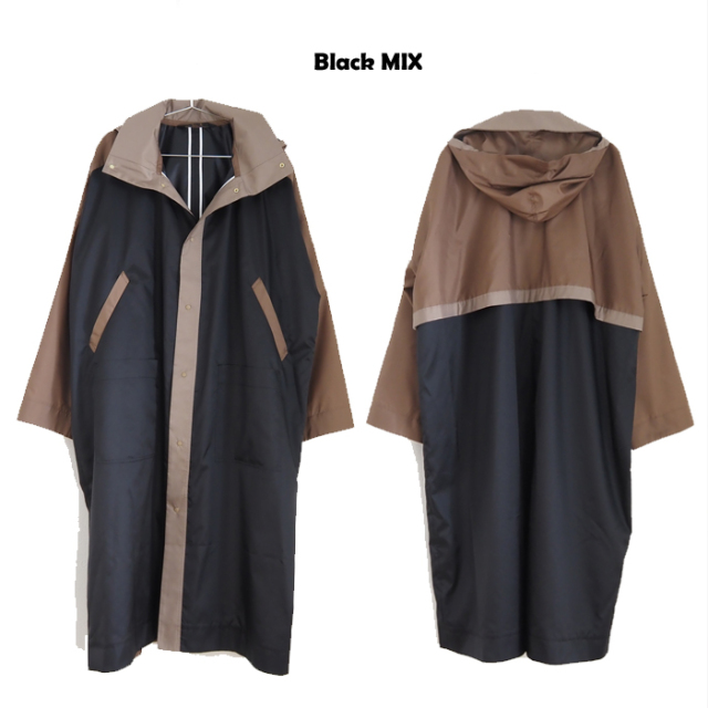 Squady スカディ 軽量ハーフコート フード付き 機能性素材 レディース