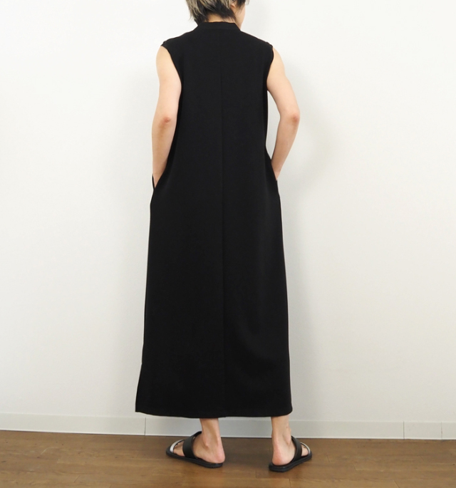 CYNICAL シニカル キーネックロングワンピース リブストレッチ