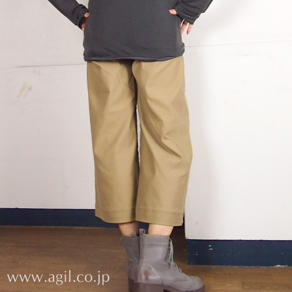 SYNANOGUES 53 (シナノーグ) ガウチョパンツ アーミークロス｜レディース