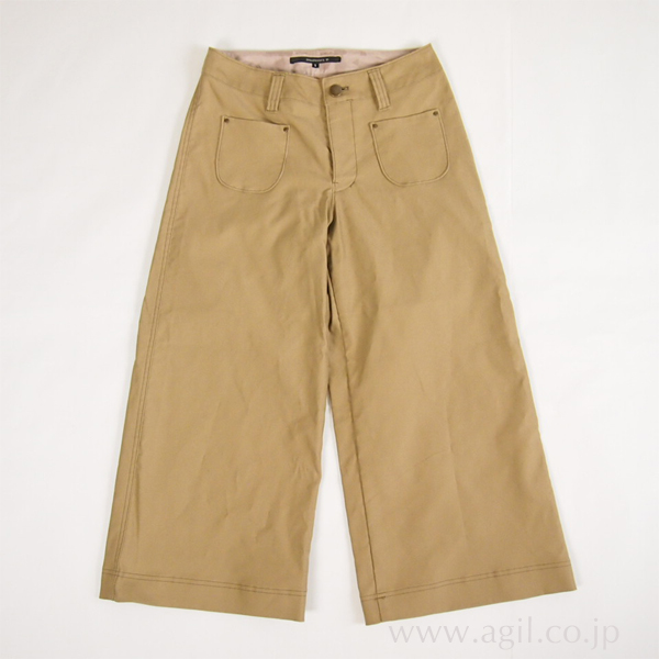 SYNANOGUES 53 (シナノーグ) ガウチョパンツ アーミークロス｜レディース