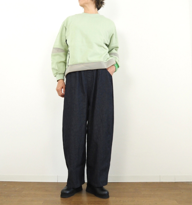 NARU factory ナルファクトリー 8オンスムラデニムノッポパンツ