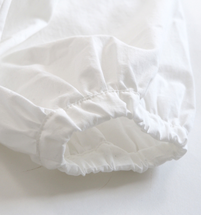 NARU factory ナルファクトリー シャツ 袖ボリューム 近江晒50sブロード レディース