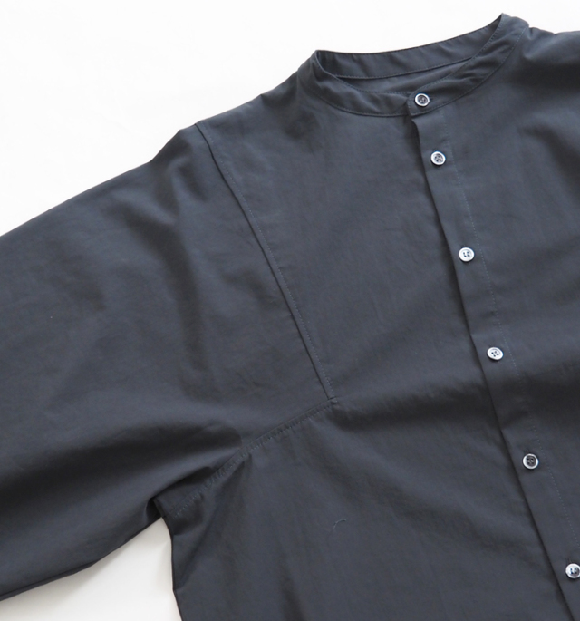 NARU factory ナルファクトリー シャツ 袖ボリューム 近江晒50sブロード レディース