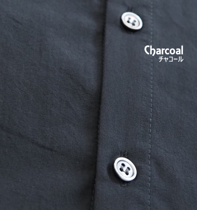 NARU factory ナルファクトリー シャツ 袖ボリューム 近江晒50sブロード レディース