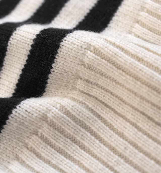 NARU ナルファクトリー エアヤーンコットンボーダー コモドニット レディース ウォッシャブル