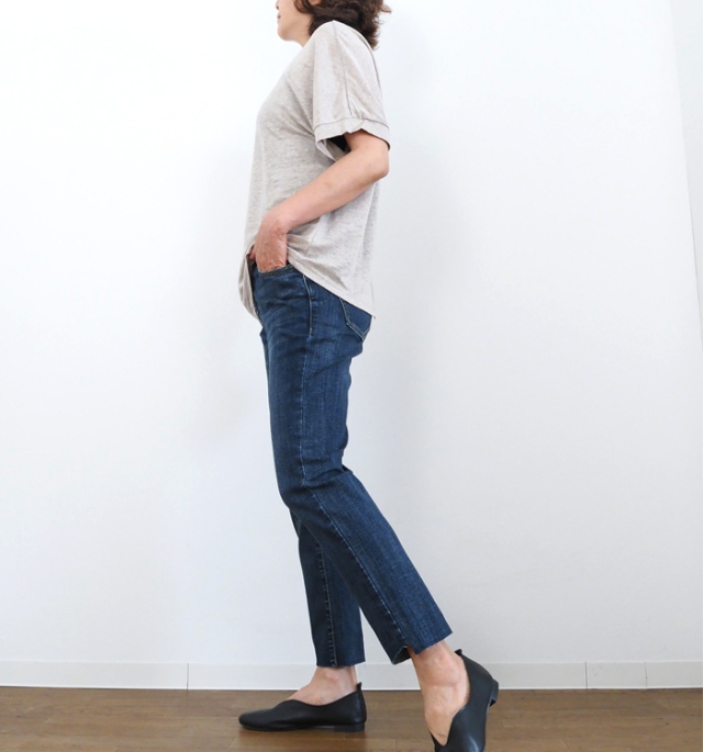 NARU factory ナルファクトリー リネンニット 2wayプルオーバー レディース
