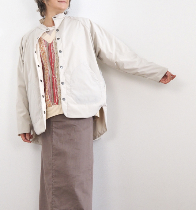 NARU factory ナルファクトリー パデッドスミスジャケット レディース