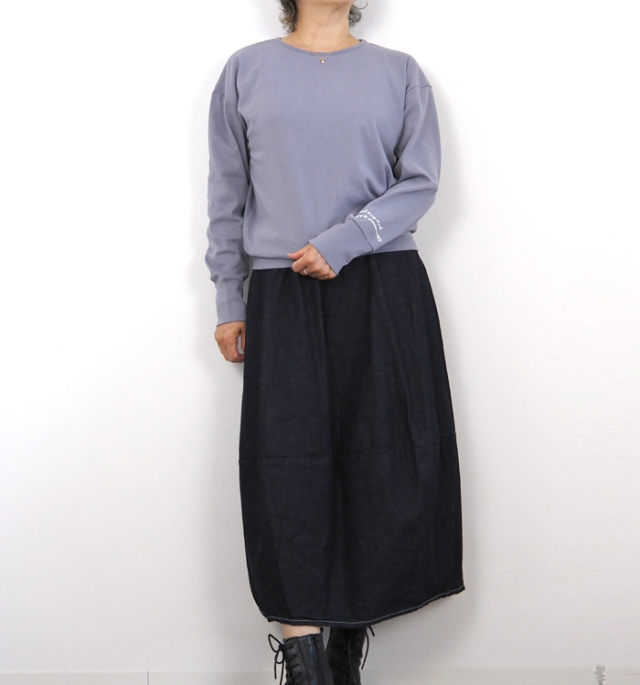 NARU factory ナルファクトリー ラウンドネックプルオーバー レディース