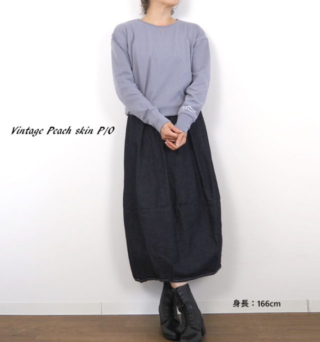 NARU factory ナルファクトリー ラウンドネックプルオーバー レディース