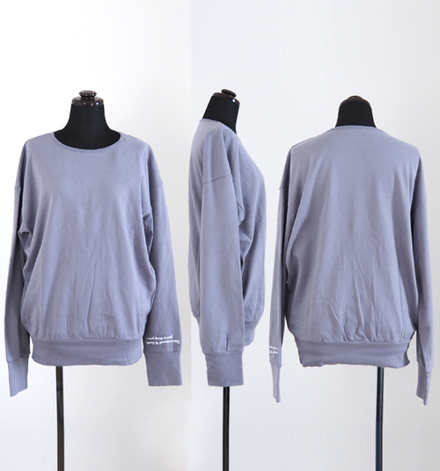 NARU factory ナルファクトリー ラウンドネックプルオーバー レディース