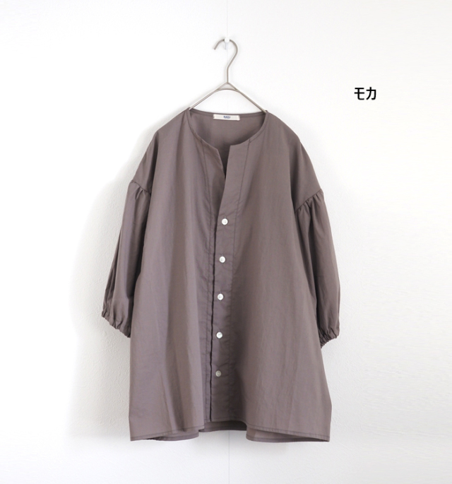 NARU ナルファクトリー ロングシャツ 綿ローンクリアワッシャー 薄手