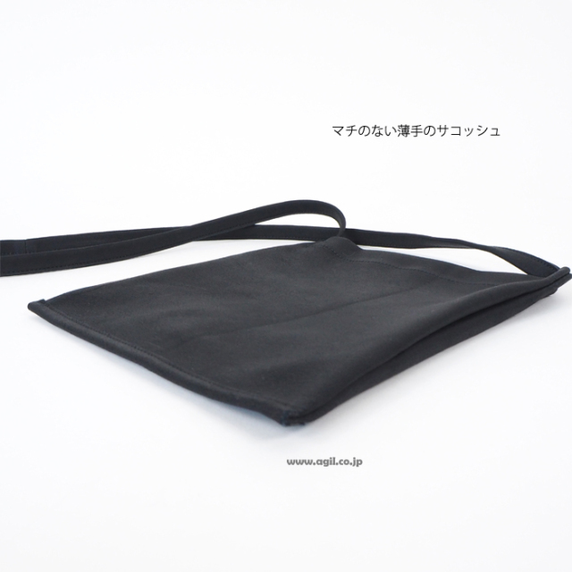 REN (レン) サコッシュ バッグ ポシェット ゴートベロア 本革 山羊革
