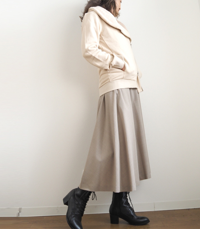 Boutique Ordinary ブティックオーディナリー ライダースジャケット 裏毛 レディース