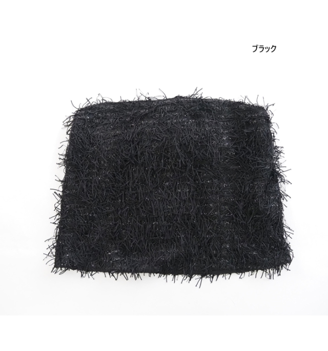 Boutique Ordinary ブティックオーディナリー シャギーフリンジベアトップビスチェ 