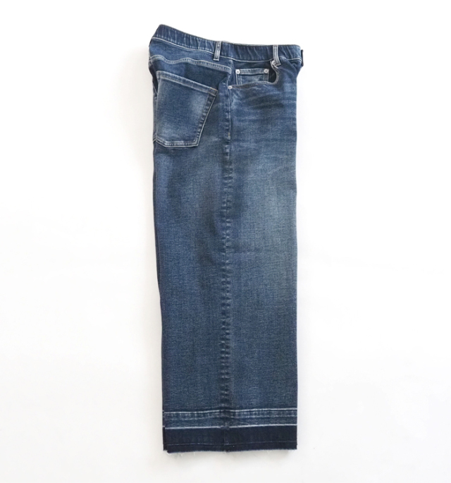 Boutique Ordinary ブティックオーディナリー 裏起毛デニム ワイドパンツ