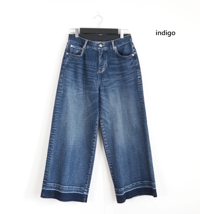 Boutique Ordinary ブティックオーディナリー 裏起毛デニム ワイドパンツ