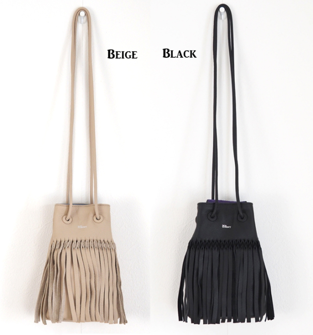 Boutique Ordinary ブティックオーディナリー フリンジレザーミニショルダーバッグ