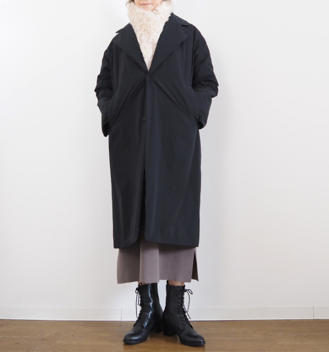 Boutique Ordinary ブティークオーディナリー リバーシブルチェスターダウンコート レディース