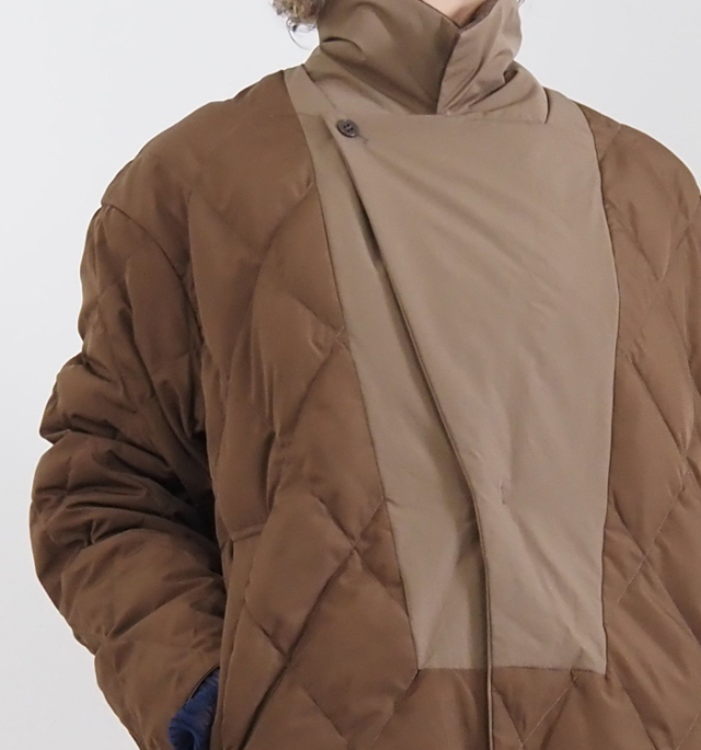 Boutique Ordinary ブティークオーディナリー リバーシブルチェスターダウンコート レディース