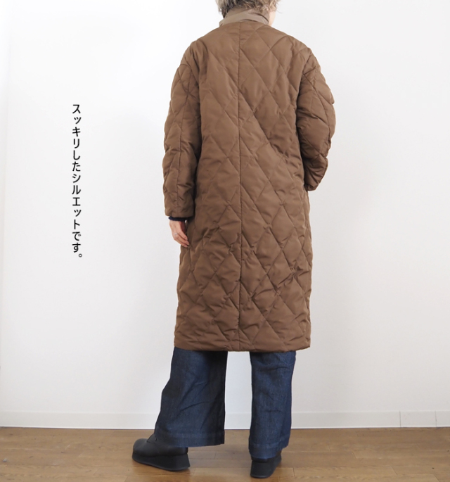 Boutique Ordinary ブティークオーディナリー リバーシブルチェスターダウンコート レディース